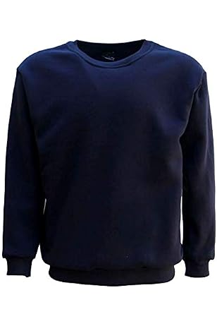Zmart Australia New Adult Unisex Plain Pullover Fleece Jumper Mens Long  Sleeve Crew Neck Sweater, Black, XS : Amazon.com.au: Clothing, Shoes u0026  Accessories