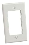 Panduit CBIW Classic 1-Gang Plastic Faceplate Frame, Off White [並行輸入品]