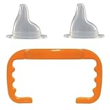 Thinkbaby Baby Bottle to Sippy Cup Conversion/Replacement Kit, Orange, 9 Months by thinkbaby [並行輸入品]