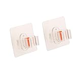 B blesiyaクリア接着剤スティッキーNail Freeほうきモップホルダーガーデンガレージオーガナイザーのセット2