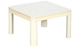 カジュアルこたつ 75cm 正方形 リバーシブル天板 400Wヒーター ECK-KP756-WH ホワイト