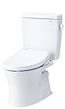 【取替交換付き(北海道)】 TOTO トイレ セット品:便器KQ+ウォシュレットKM (TCF8AM66) 戸建向け ホワイト【Amazon.co.jp限定】 KQKM00014(THK)
