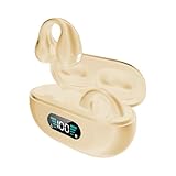 Bluetooth イヤホン 超小型 ブルートゥース 5.4ワイヤレスヘッドセット 耳を塞がない 左右分離型 軽量 防水 ノイズキャンセリング タッチ操作 最大8時間持続再生 片耳/両耳モード 自動ペアリング タッチ操作 マイク内蔵 300mAh充電ケース付き LCD残量表示 iPhone/iPad/Android適用 カーキ