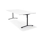 コクヨ   ミーティングテーブル DAYS OFFICE FLIP TOP XY-TFT211SCE6AMCW 幅210×奥行100CM 天板グ