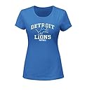 NFLデトロイト・ライオンズWomen 's Greatnessプログラム半袖クルーネックTシャツ、Large、スポーツブルー