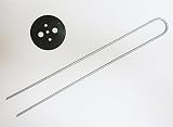 黒丸付Ｕ型ピン３０ｃｍ　２００本