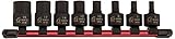 Sunex Tool Su3645 8 Pc .38 In. Dr. Metric Stubby Impact Hex Driver Set