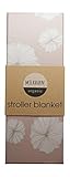 Milkbarn (Zebi Baby) Organic Cotton Stroller Blanket - Rose Floral by Milkbarn (Zebi Baby) [並行輸入品]
