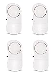 Sonic Alarm System Kit - Window Doors and Cabinet with Alarm and Chime Modes 4-pack with Magnetic Se