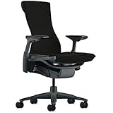 【正規品】Herman Miller (ハーマンミラー) エンボディチェア オフィスチェア グラファイト(ブラック) メドレー：シンダー BBキャスター CN122AWAAG1G1BB1HA04