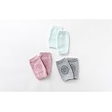Betterbaby 赤ちゃん　膝当て　膝サポート　プロテクター　ハイハイ用具　歩行勉強　二―パッド　衝撃　緩和　擦りむき防止　０歳から３歳　３セット入れ　ピンク　グリーン　浅いグレー