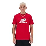 [ニューバランス] Stacked Logo ショートスリーブTシャツ (MT41502) スタックドロゴ 綿100% コットン メンズ MT41502(TRE) S