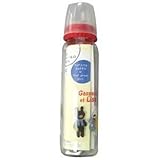 コーシンベビー リサとガスパールのほ乳びん 240mL α-33耐熱ガラス