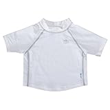 アイプレイ Iplay ラッシュガード 半袖 UVカット 無地 ベビー キッズ 4Tサイズ 770100-000-45 ホワイト Rashguard Short Sleeve Rashguard Sh