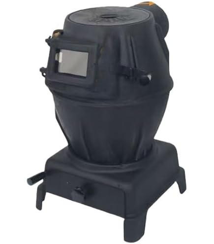 Amazon | ホンマ製作所 鋳物ダルマ型薪ストーブ DM-700TX | 薪暖炉・薪