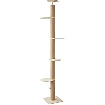 Amazon | リコメン堂 キャットタワー 突っ張り スリム 省