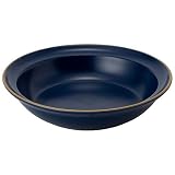 TAMAKI カレー パスタ皿 エッジライン ブルー 直径21×高さ4.6cm 700ml 電子レンジ・食洗機対応 T-889176
