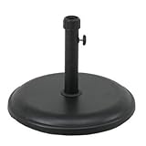 ガーデンパラソルスタンドベース 15kg円型 45×45×33cm