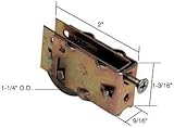 スライドガラスドアローラーwith 1 – 1 / 4 "スチールホイール9 / 16 " Wideハウジングfor nu-air & Bennings & Scottyドア