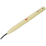 梅心子 本職用彫刻刀 71625 浅丸 曲 3mm 奥行2.2×高さ21×幅1.7cm
