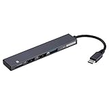 Digio2 USB Type-C ハブ Type-A 3ポート （USB3.1Gen 1ポート+USB2.0 2ポート） + microSDカードリーダー Z8587