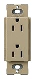 Lutron SCR-15-MS Satin Colors 15A Electrical Socket Duplex Receptacle, Mocha Stone by Lutron [並行輸入品]