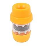 uxcell　水タップフィルタ　蛇口フィルター　イエロー　プラスチック　マグネット　61 x 37mm