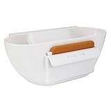 High Quality 18530 Scrap Trap With Scraper, Plastic, White