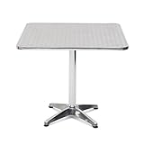 L63 スクエア W80 ガーデンテーブル ガーデンファニチャー アルミガーデンテーブル アルミテーブル ステンアルミ ステンレステーブル ステンレスガーデンテーブル ステンレス アルミ アウトドア