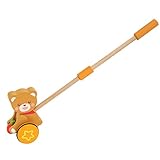 Mokku Mokku 木製 くまさんプッシュトイ 木のおもちゃ