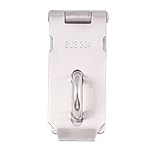 mymijue 304ステンレススチール留め金Staple安全ドアボルトラッチ南京錠の1pcs MJ001722