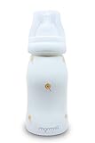 節約したいなら 皆さん注目! ピジョン哺乳瓶の完全な代替! 半永久使用 100% HANDMADE MOMMA セラミック哺乳瓶 (320ml) (白)