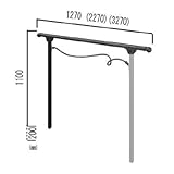 高級アルミフェンス ヴァレンソールII TYPE-10 高さ1,100mm以下 支柱埋め込み型