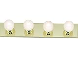 High Quality SF77/189 24-Inch Four Light Vanity Strip, Polished Brass