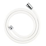 SANEI(サンエイ) シャワーホース マットホワイト ほとんどのメーカー対応 水栓側・シャワー側アダプター付 1.6m G1/2 PS30-86TXB-MW2日本製