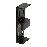 Slide-Co 152481-B Sliding Door Keeper 1-1/16 Wide Black Extruded Aluminum [並行輸入品]