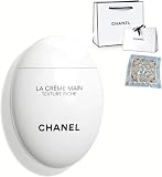 [ラッピング済/ショップバッグ付] CHANEL シャネル ハンドクリーム ラ クレーム マン 50ml リッシュ ギフト プレゼント コスメ ハンドケア 保湿 LA CRÈME MAIN リッチ RICHE (名入れなし, しっとりタイプ)