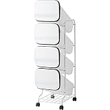 リス 分別 ゴミ箱 スタンドダストボックス4段 ホワイト 76L (19L×4) smooth 4P