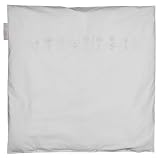 Taftan Crochetted Flowers Duvet Cover 80 x 80cm for Crib and Pram (White) by Taftan