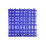 水廻りフロアー パレスチェッカー MZP-30 60枚セット 色 ブルー サイズ 厚13mm×タテ300mm×ヨコ300mm／枚 60枚セット寸法（1800mm×3000mm） 【日本製】 【防炎】 