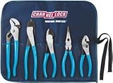 Channellock Tool Roll - 1 Technician's Plier Set with Tool Roll, 5-Piece [並行輸入品]