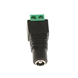 Perfk 2.1 X 5.5mm 　DC　電源プラグ　ジャック　アダプター　コネクター　ソケット　オスとメス