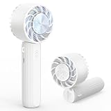 ハンディファン 冷却プレート【2024新設計・瞬間冷却・熱中症対策】ハンディ扇風機 携帯扇風機 冷却 手持ち扇風機 強力 4段階風量調節 2