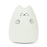 bearsfire ® 7色変更キュートLED子供夜ライトシリコンマルチカラーナイトランプ、USB充電式シリコンソフトベビーNurseryランプSensitiveタップコントロールfor Baby大人