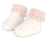 Weryn(TM) プリンセスベビーソックスガールアンチスリップ幼児0-4歳グレー/ホワイト1ペアのための幼児新生児ソックス[3Mホワイト]