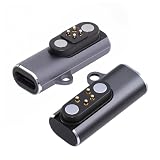 CY 2個/ロット 磁気充電アダプター USB Type-C - ピッチ2.5mm 4ピン段状スクエアコンタクト付き 骨伝導ヘッドホン対応