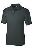 SOWA(ソーワ) 半袖ポロシャツ(胸ポケット有り) チャコールグレー 6Lサイズ 50397