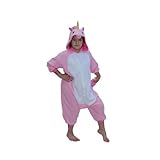 フリースユニコーン着ぐるみ ピンク 子供用 110