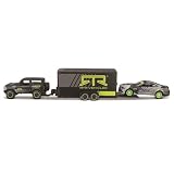 Maisto（マイスト） 1/64 デザイン チーム ハウラーシリーズ ／ ミニカー ダイキャストカー 完成品 (2021 フォード ブロンコ / 2015 フォード マスタング GT RTR ブラック)