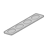 ロイヤル ヘッドラバー4連 グレー CRW-4